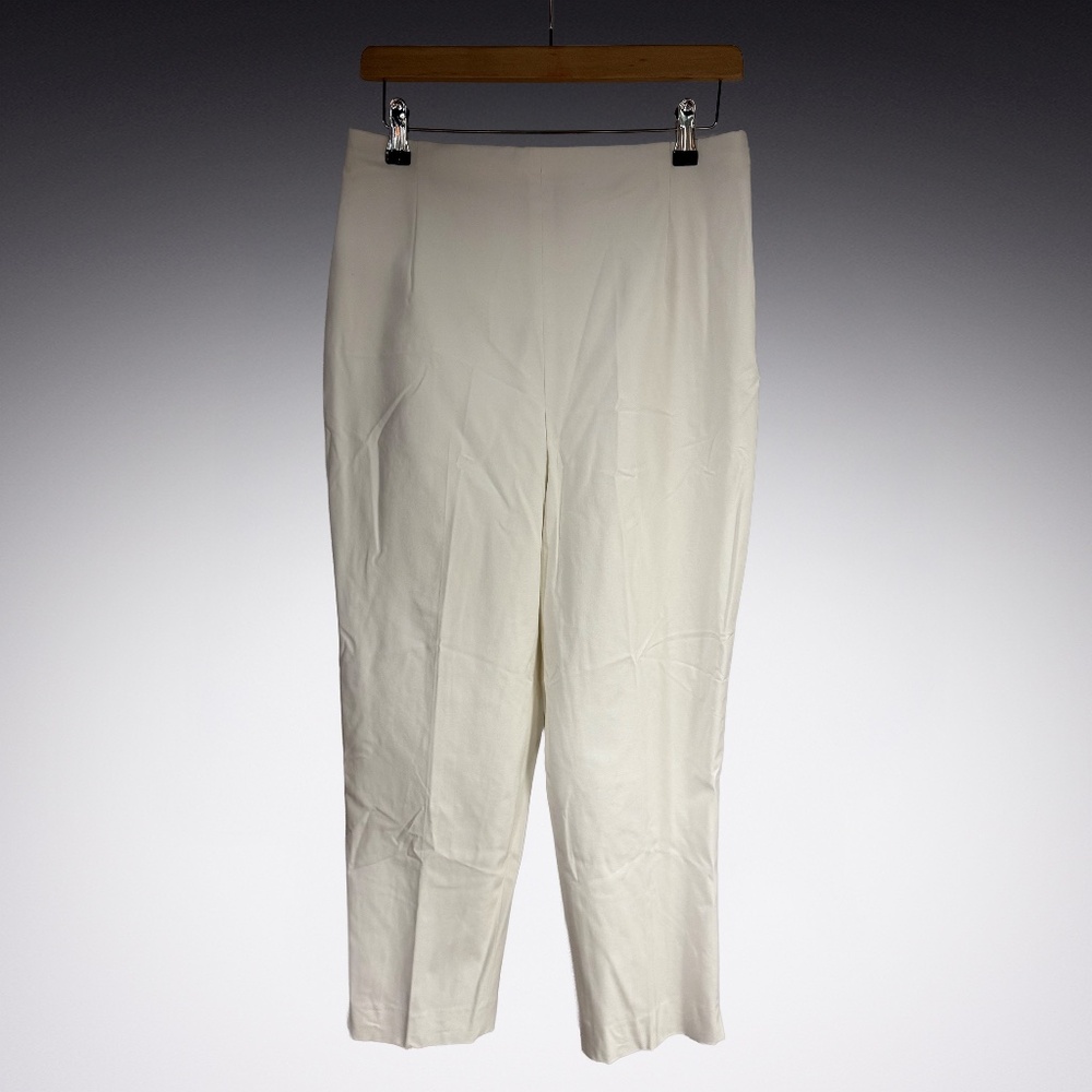 NWT Talbots Cropped Stretch White Pants